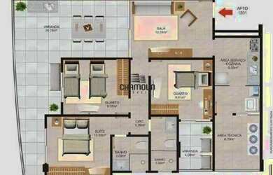 Imagem 8: Apartamento à venda, 3 quartos, 1 suíte, 2 vagas, Praia do Morro - Guarapari/ES