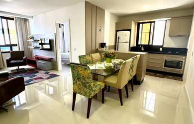 Imagem 4: 1 dorm Mobiliado, equipado e climatizado - área de lazer completa