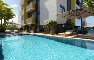 Imagem: O apartamento possui 2 Dormitórios, 2 Banheiros, 1 Vaga na