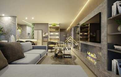 Imagem: O apartamento possui 3 Dormitórios, 5 Banheiros, 3 Vagas na