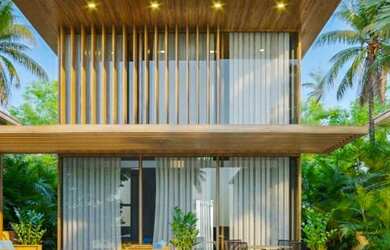 Imagem: A casa possui 3 Dormitórios, 3 Banheiros, 2 Vagas na garagem