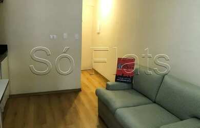 Imagem 2: Flat para locação no Poema Drummond com 30m², 1 dormitório e 1 vaga de garagem