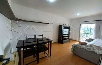 Imagem: O studio possui 2 Dormitórios, 1 Banheiro, 1 Vaga na garagem