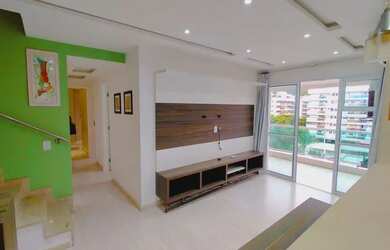 Imagem: O apartamento na cobertura possui 3 Dormitórios, 3 Banheiros