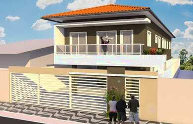 Imagem: A casa possui 2 Dormitórios, 1 Banheiro, 1 Vaga na garagem