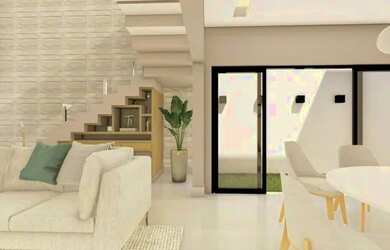 Imagem: A casa em condomínio possui 4 Dormitórios, 5 Banheiros, 4