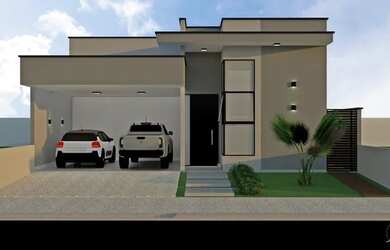 Imagem: A casa em condomínio à venda possui 3 Dormitórios, 4 Banheiros