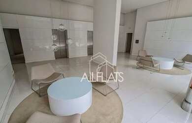 Imagem: O apartamento possui 1 Dormitório, 1 Banheiro, 1 Vaga na garagem