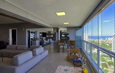 Imagem: O apartamento na cobertura possui 4 Dormitórios, 5 Banheiros