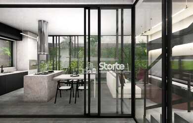 Imagem: A casa possui 3 Dormitórios, 2 Banheiros, 2 Vagas na garagem