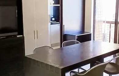 Imagem: O studio possui 2 Dormitórios, 2 Banheiros, 1 Vaga na garagem