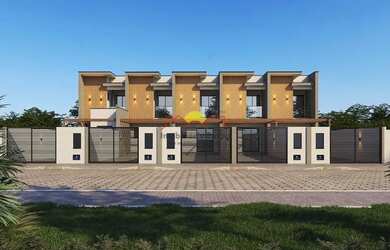 Imagem: A casa possui 3 Dormitórios, 2 Banheiros, 1 Vaga na garagem