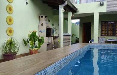 Imagem 12: Casa em Caraguatatuba. Piscina, Churrasqueira, Acomodam 10 pessoase2 Vagas...