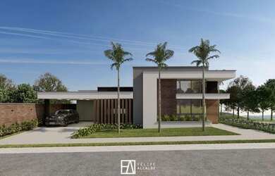 Imagem: A casa possui 3 Dormitórios, 4 Banheiros, 2 Vagas na garagem