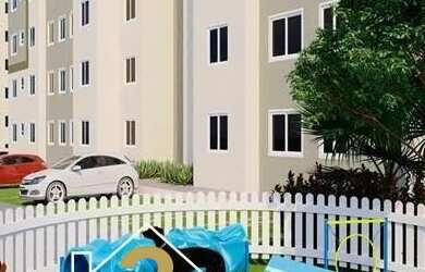 Imagem: O apartamento possui 2 Dormitórios, 1 Banheiro, 1 Vaga na garagem