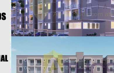 Imagem: O apartamento possui 2 Dormitórios, 1 Banheiro, 1 Vaga na garagem