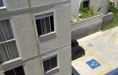 Imagem: O apartamento possui 2 Dormitórios, 1 Banheiro, 1 Vaga na garagem