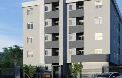 Imagem: O apartamento possui 2 Dormitórios, 1 Banheiro, 1 Vaga na garagem