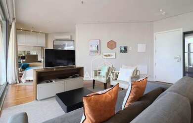 Imagem 2: Flat com 1 dormitório para alugar, 62 m² por R$ 13.800,00/mês - Vila...