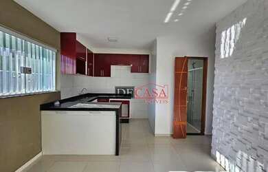 Imagem: O apartamento possui 1 Dormitório, 1 Banheiro, 1 Vaga na garagem