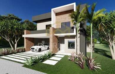 Imagem: A casa em condomínio possui 3 Dormitórios, 5 Banheiros, 4