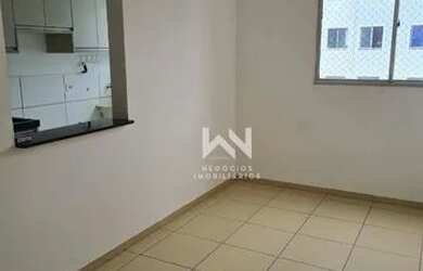 Imagem: O apartamento possui 2 Dormitórios, 1 Banheiro, 1 Vaga na garagem