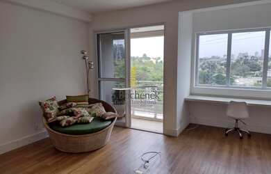 Imagem: O studio possui 1 Dormitório, 1 Banheiro, 1 Vaga na garagem