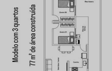 Imagem 10: Bairro Belvedere. Casas com 3 e 2 quartos. Fino acabamento. Quintal amplo