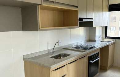 Imagem: O apartamento possui 2 Dormitórios, 1 Banheiro, 1 Vaga na garagem