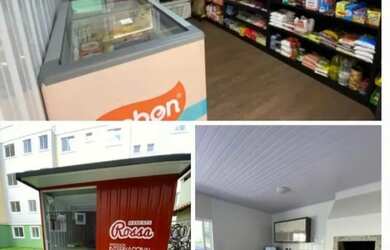 Imagem: O apartamento possui 1 Dormitório, 1 Banheiro, 1 Vaga na garagem