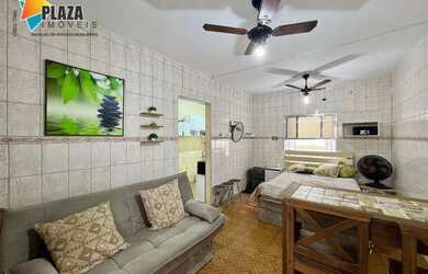 Imagem: O apartamento possui 1 Dormitório, 1 Banheiro, 1 Vaga na garagem