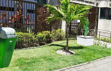 Imagem: O apartamento possui 1 Dormitório, 1 Banheiro, 1 Vaga na garagem