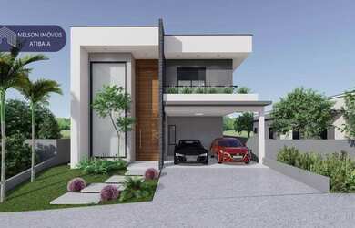 Imagem: A casa em condomínio possui 4 Dormitórios, 5 Banheiros, 4