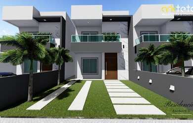 Imagem: A casa em condomínio possui 4 Dormitórios, 3 Banheiros, 2