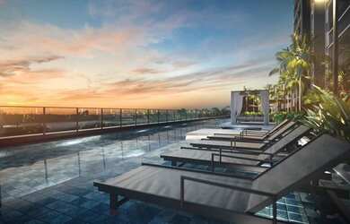 Imagem: O apartamento possui 2 Dormitórios, 3 Banheiros, 1 Vaga na