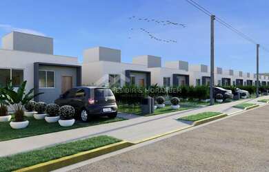 Imagem: A casa possui 2 Dormitórios, 1 Banheiro, 1 Vaga na garagem