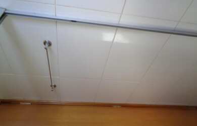 Imagem: O apartamento possui 1 Dormitório, 1 Banheiro, 1 Vaga na garagem