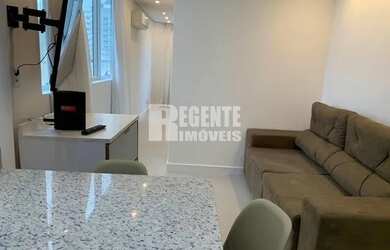 Imagem: O studio possui 1 Dormitório, 1 Banheiro, 32m² de Área e