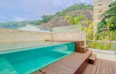 Imagem: O apartamento na cobertura possui 4 Dormitórios, 5 Banheiros