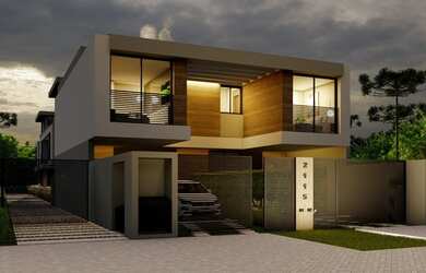 Imagem: A casa em condomínio possui 3 Dormitórios, 3 Banheiros, 2