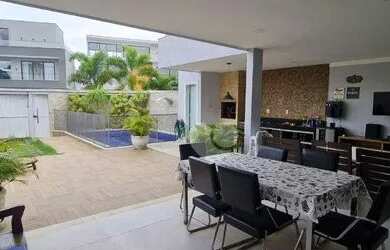 Imagem 3: Linda casa em condomínio fechado com 6 quartos sendo 4 suítes, ampla...