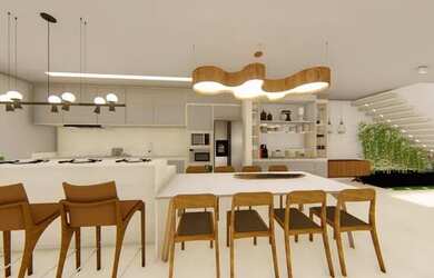 Imagem 9: Casa Alto Luxo com Projeto Inovador e Arrojado / Área gourmet com piscina...