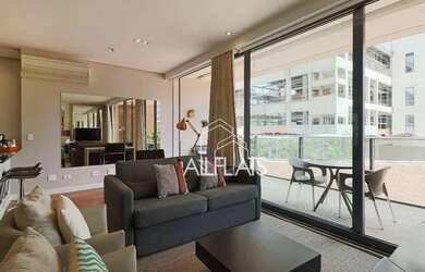 Imagem 4: Flat com 1 dormitório para alugar, 62 m² por R$ 13.800,00/mês - Vila...