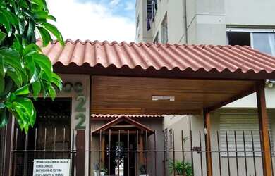 Imagem: O apartamento possui 1 Dormitório, 1 Banheiro, 1 Vaga na garagem