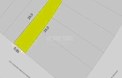 Imagem: O terreno possui 125m² de Área e está localizado em Areal