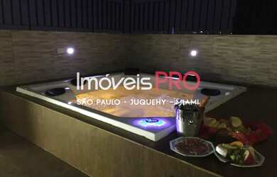 Imagem: O apartamento na cobertura possui 3 Dormitórios, 5 Banheiros