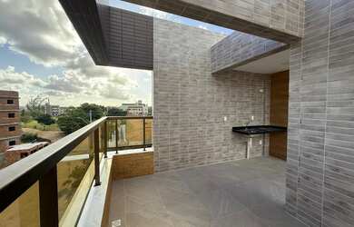 Imagem: O apartamento na cobertura possui 3 Dormitórios, 3 Banheiros