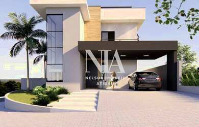 Imagem: A casa em condomínio possui 3 Dormitórios, 5 Banheiros, 2