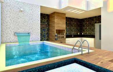 Imagem: A casa possui 3 Dormitórios, 3 Banheiros, 1 Vaga na garagem