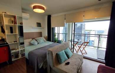 Imagem: O studio possui 1 Dormitório, 1 Banheiro, 33m² de Área, Imóvel